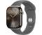 Apple Watch Series 10 4G 46mm Titan Natur Sportarmband Steingrau S/M verkaufen
