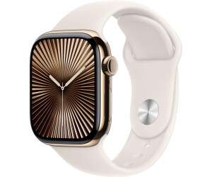 Apple Watch Series 10 4G 42mm Titan Gold Sportarmband Polarstern S/M verkaufen