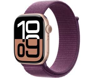 Apple Watch Series 10 GPS 46mm Aluminium Roségold Sport Loop Pflaume verkaufen