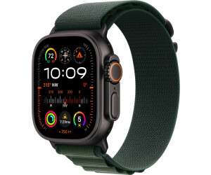 Apple Watch Ultra 2 (2024) Titan Schwarz Alpine Loop Dunkelgrün S verkaufen