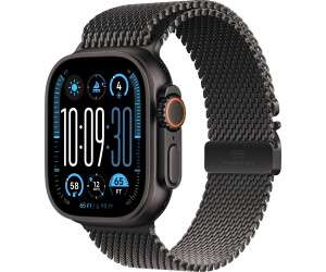 Apple Watch Ultra 2 (2024) Titan Schwarz Milanaise Armband Titan L verkaufen