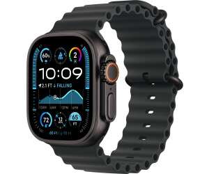 Apple Watch Ultra 2 (2024) Titan Schwarz Ocean Armband Schwarz verkaufen