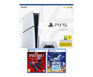 Sony PlayStation 5 Slim (PS5 Slim) Standard Edition + Marvel's Spider-Man 2 + Astro Bot verkaufen