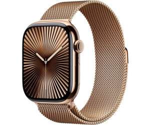 Apple Watch Series 10 4G 46mm Titan Gold Milanaise Gold M/L verkaufen