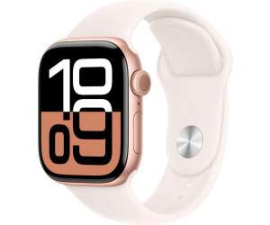 Apple Watch Series 10 GPS 42mm Aluminium Roségold Sportarmband Blassrosa M/L verkaufen