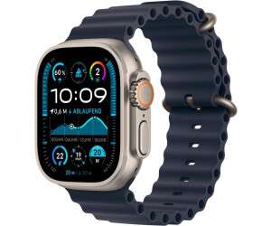 Apple Watch Ultra 2 (2024) Titan Natur Ocean Armband Marine verkaufen