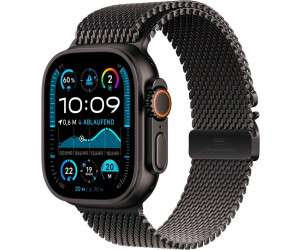 Apple Watch Ultra 2 (2024) Titan Schwarz Milanaise Armband Titan L verkaufen