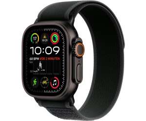 Apple Watch Ultra 2 (2024) Titan Schwarz Trail Loop Schwarz S/M verkaufen
