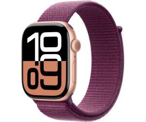 Apple Watch Series 10 GPS 46mm Aluminium Roségold Sport Loop Pflaume verkaufen