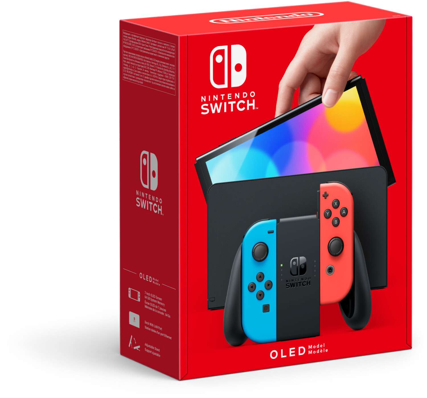 Nintendo Switch (OLED-Modell) neon-blau/neon-rot verkaufen